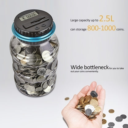 Hucha Digital Cuenta Monedas €/£/$