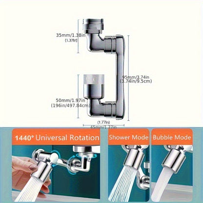 Adaptador Grifo Rotativo 1pc 1080°