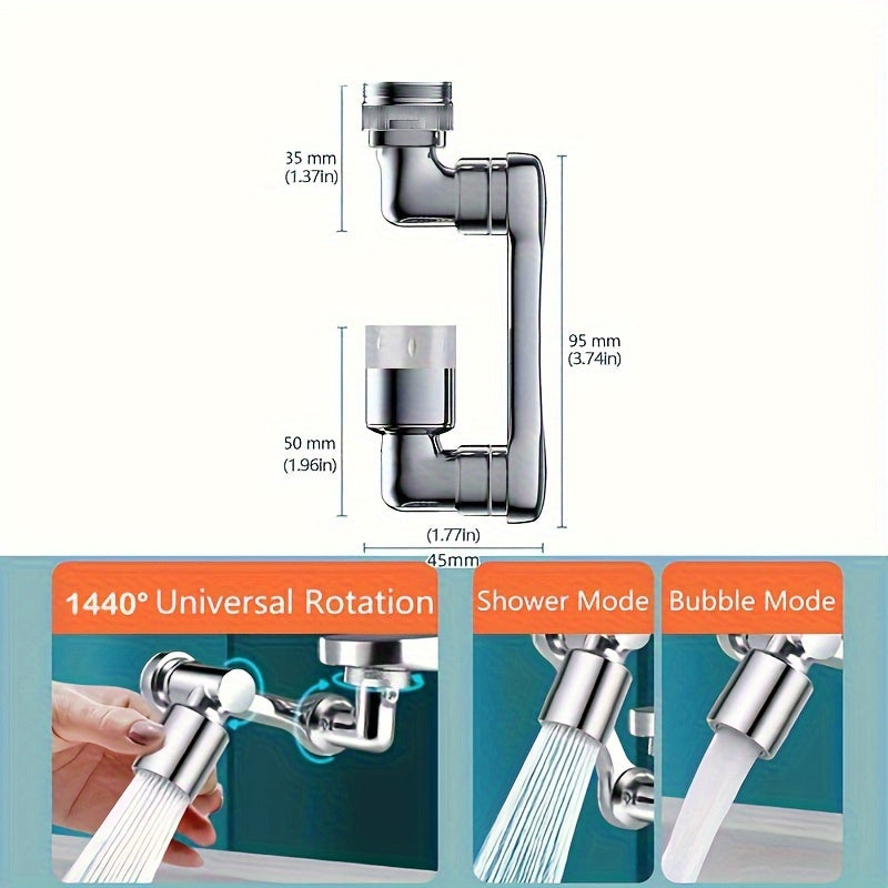 Adaptador Grifo Rotativo 1pc 1080°